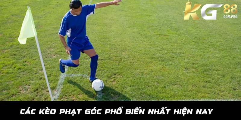 Một số dạng kèo phạt góc phổ biến nhất tại KG88