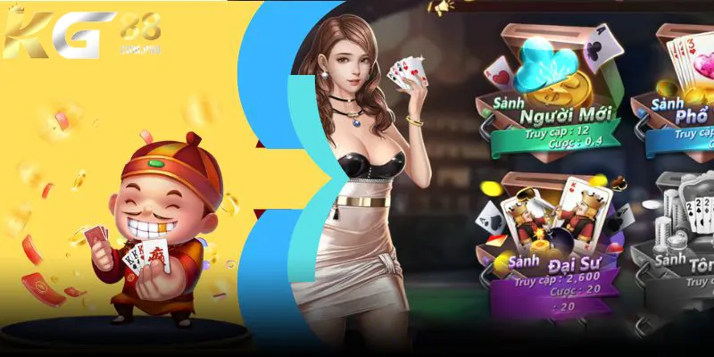 Tham gia chơi tại sảnh game bài chi tiết cho newbie